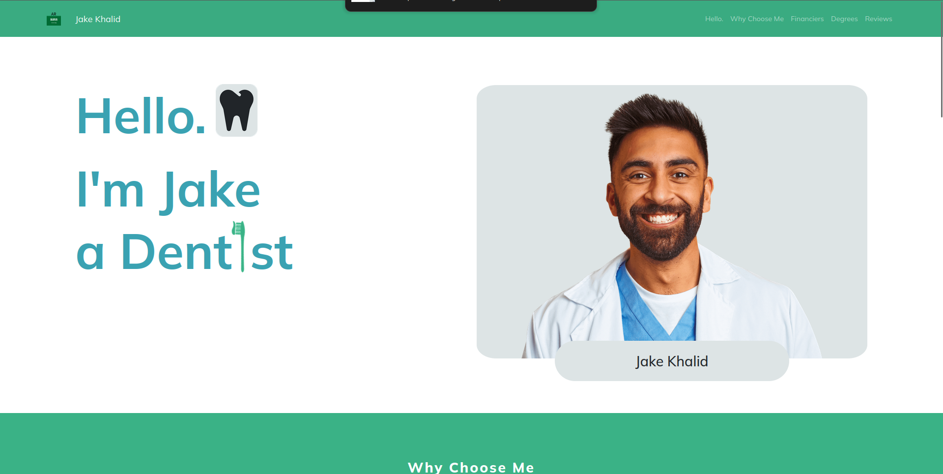 Dental Website Image